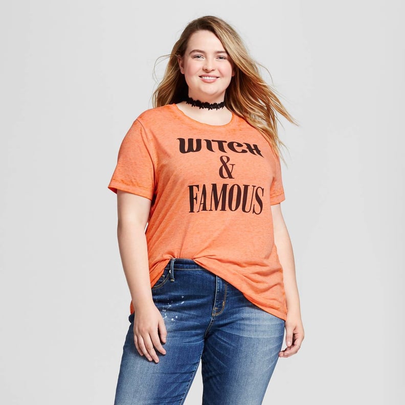 Zoe+Liv Plus-Size Witch and Famous Graphic T-Shirt