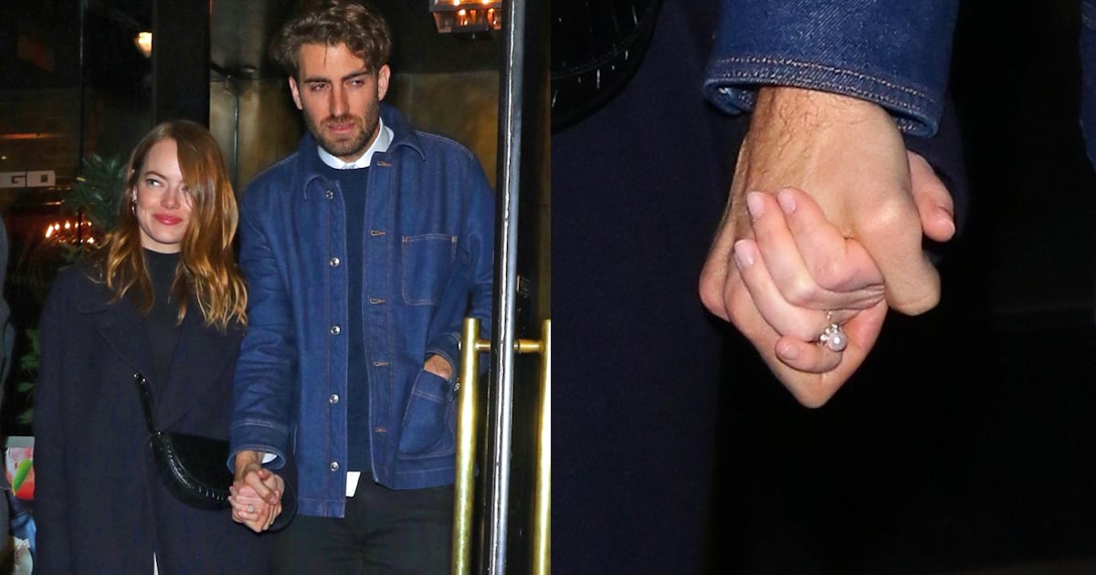 Emma Stone’s Pearl Engagement Ring POPSUGAR Fashion