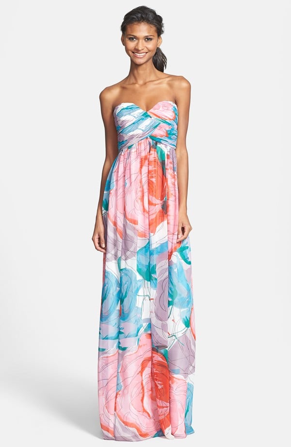 Donna Morgan Sweetheart Chiffon Gown 