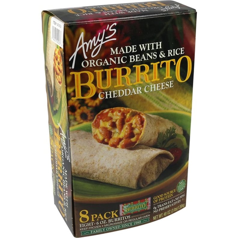 Amy's Bean & Cheese Burrito ($15)