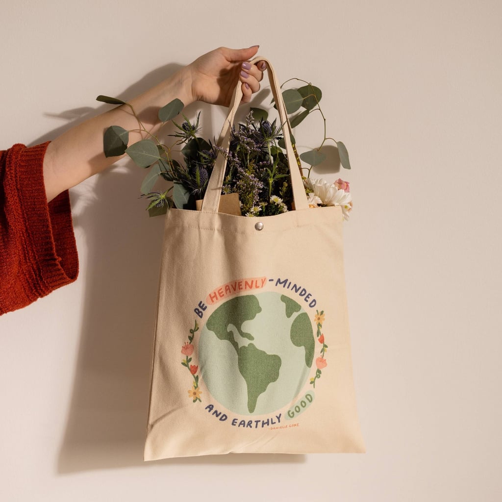 A Cute, Eco-Friendly Bag: DesignWorks Ink Oh Happy Dani Tote Earthly Good