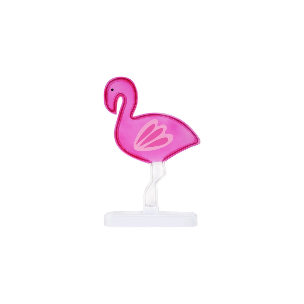 Faux Neon Sign Flamingo