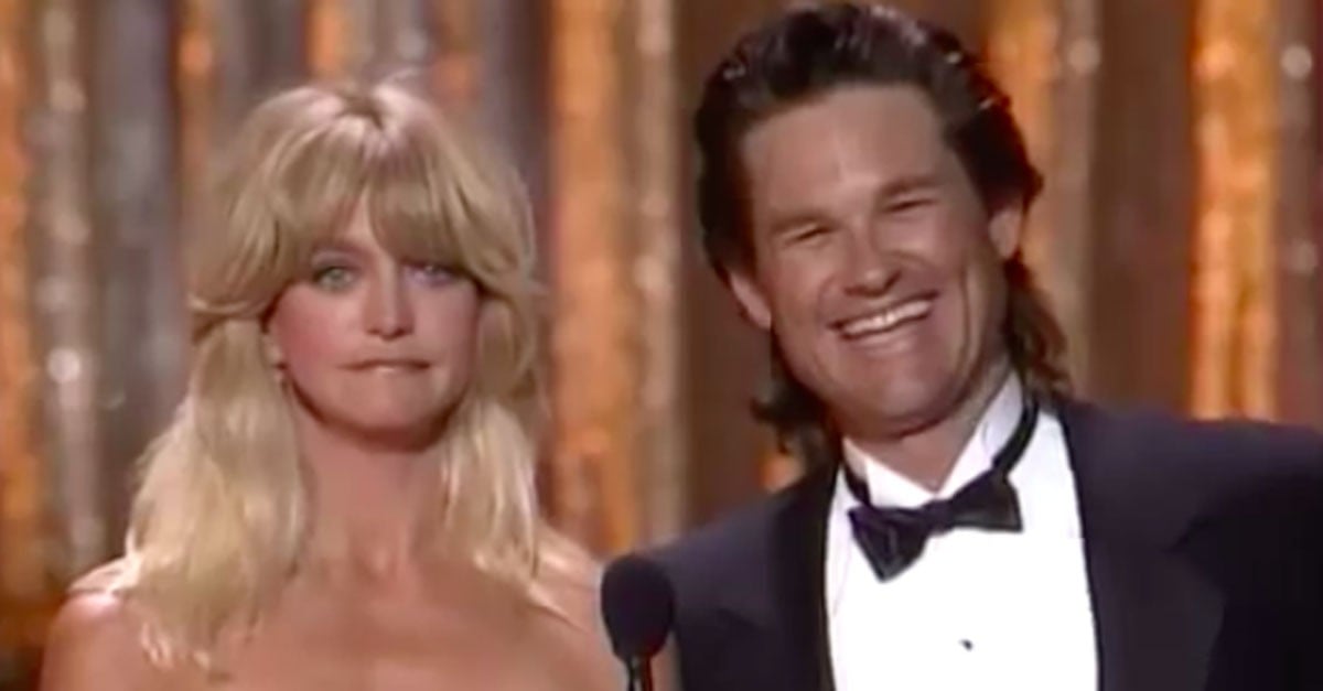 Goldie Hawn and Kurt Russell Presenting at the Oscars Video POPSUGAR