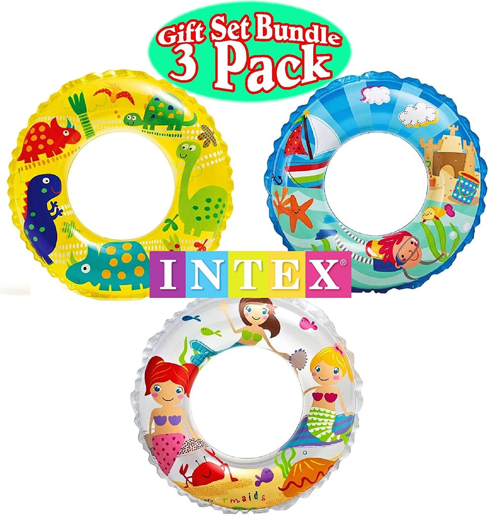 Intex Ocean Reef Transparent Swim Rings Set Cheap Pool Floats For Kids 2019 POPSUGAR Family