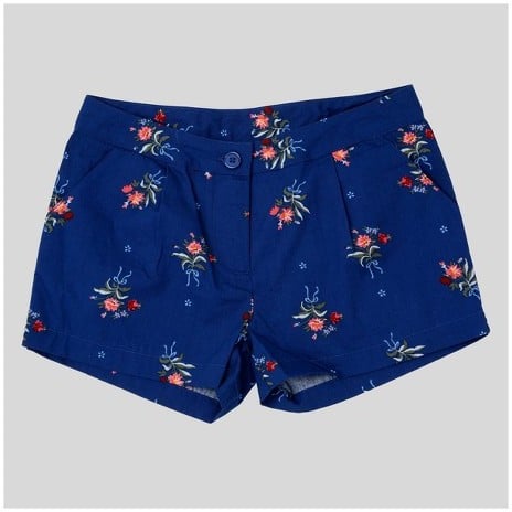 Beauty & The Beast Girls' Beauty and the Beast Woven Shorts Navy ($15)