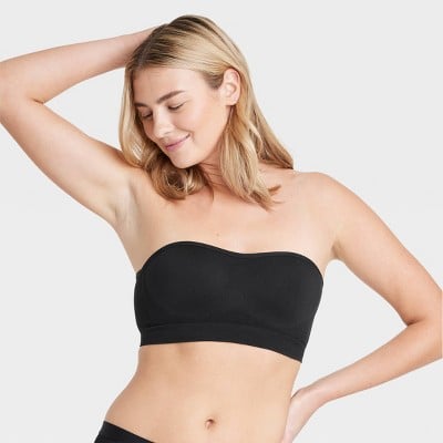 Auden Seamless Lightly Lined Bandeau Bra