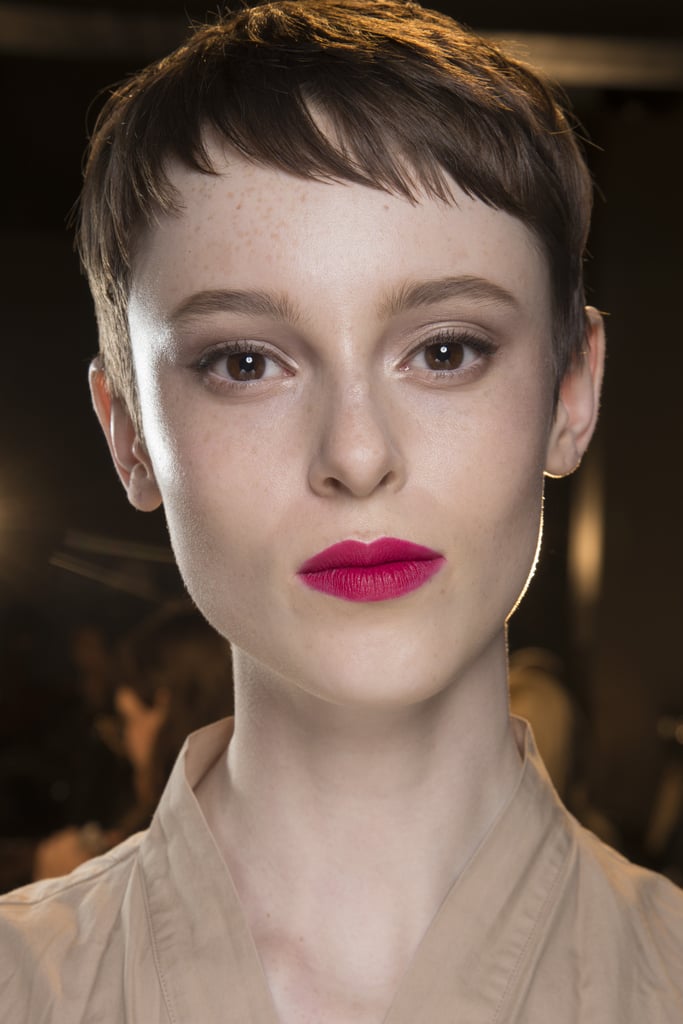 Baby Bangs at Bottega Veneta | Bangs Hair Inspiration 2018 | POPSUGAR ...