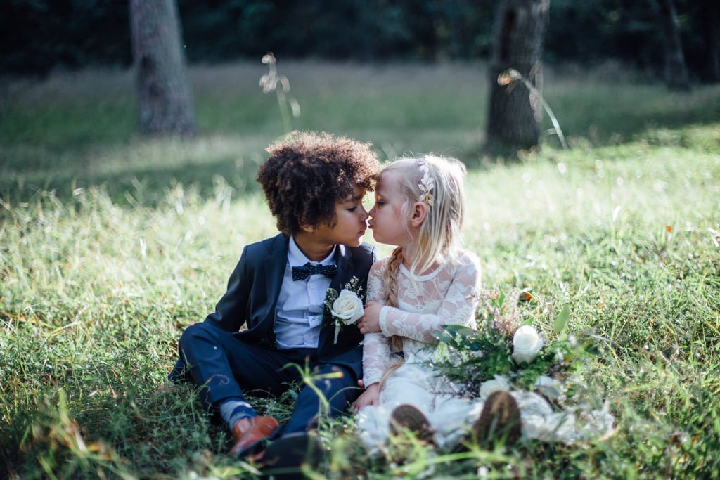 Moms Do a Wedding Photo Shoot With Kids