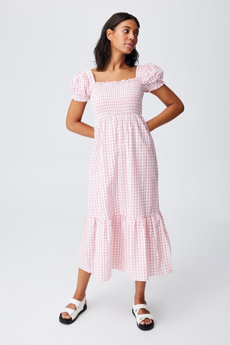 Cotton On Woven Louise Shirred Maxi Dress