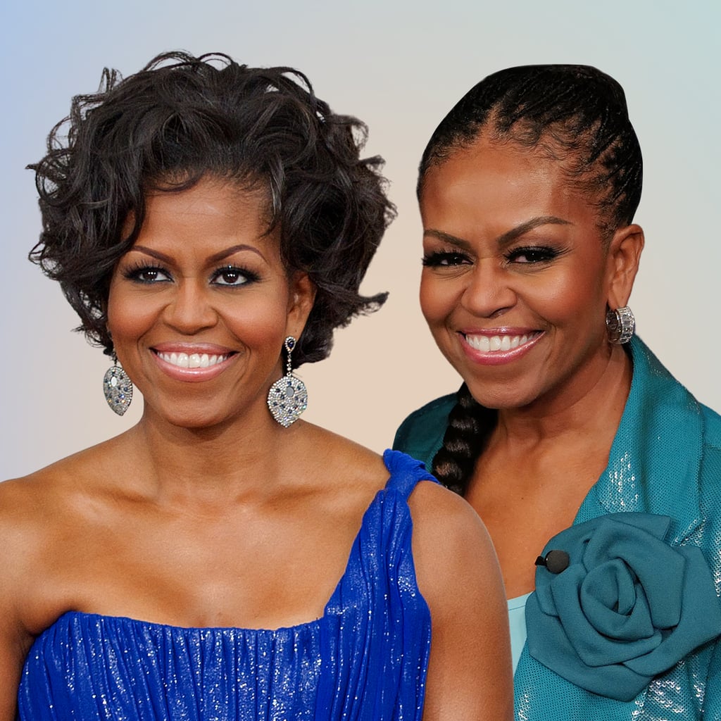 Michelle Obama's Monochromatic Blue Eyeliner | Michelle Obama's Best ...