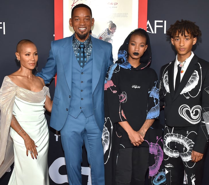 Will Smith's Family Joins Him at King Richard LA Premiere | POPSUGAR  Entertainment