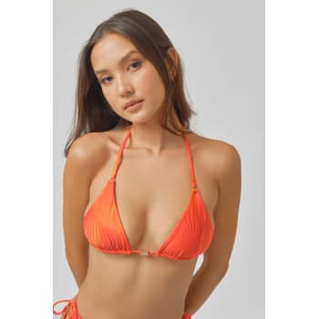 Simply Be Boux Avenue Porto Strappy Bikini Top (£18, originally £22), Megan Fox Shows Off Her Underboob in an Orange Thongkini