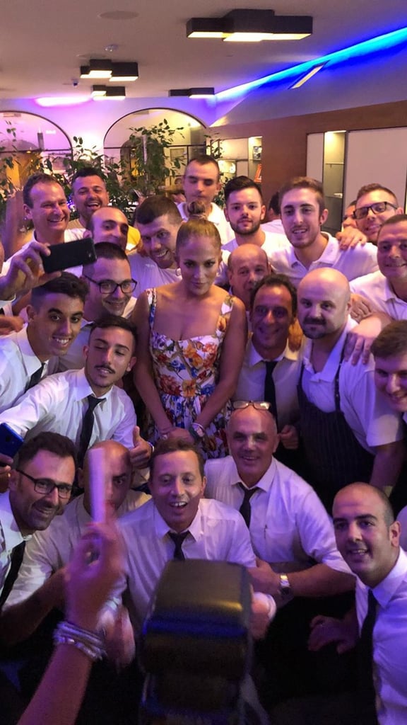 Jennifer Lopez and Alex Rodriguez's Vacation in Italy 2018