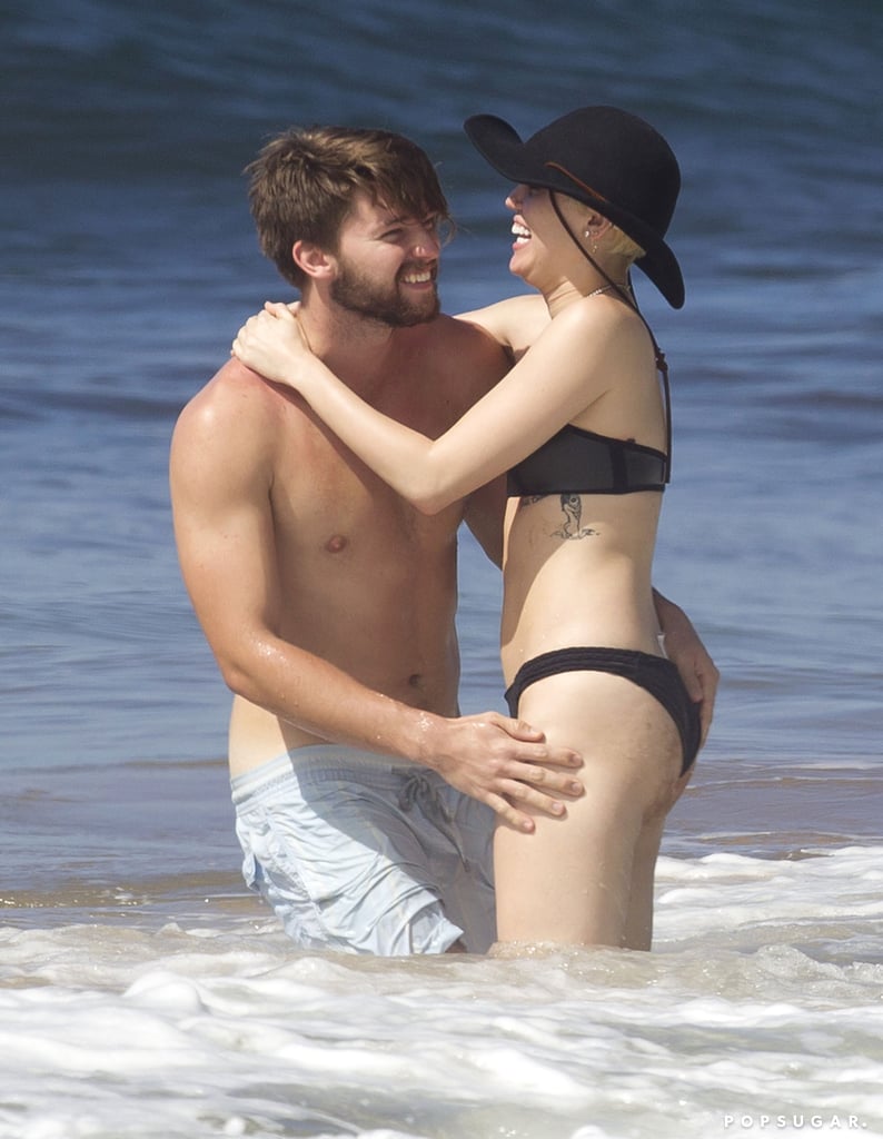Miley Cyrus and Patrick Schwarzenegger PDA in Hawaii Photos