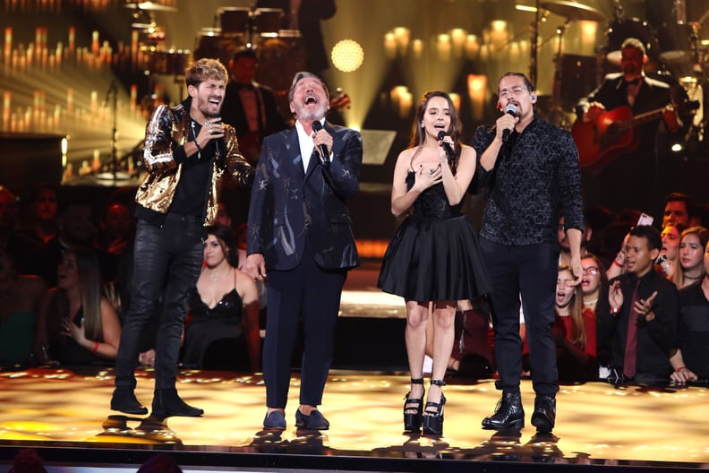 MIAMI, FL - FEBRUARY 22:  Ricardo Montaner con hijos perform onstage at Univision's 30th Edition Of 'Premio Lo Nuestro A La Musica Latina' at American Airlines Arena on February 22, 2018 in Miami, Florida.  (Photo by John Parra/Getty Images)