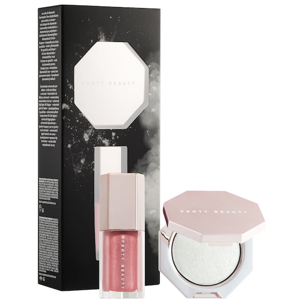 Diamond Bomb Baby Mini Lip Gloss and Highlighter Set