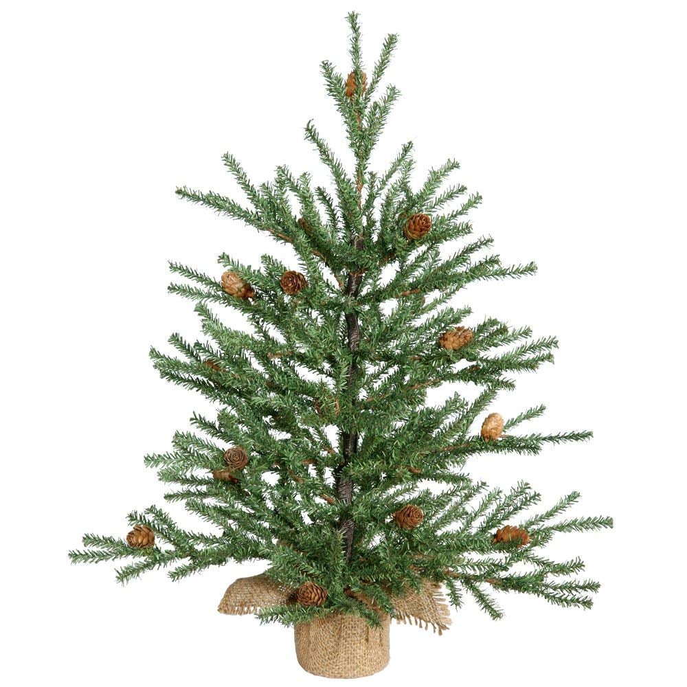 Vickerman Carmel Pine Tree With Pine Cones Best Artificial Christmas