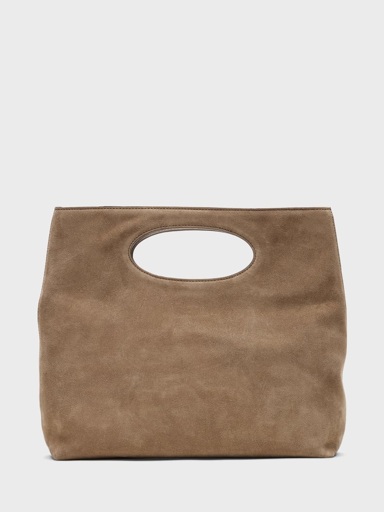 Banana Republic Suede Foldover Clutch