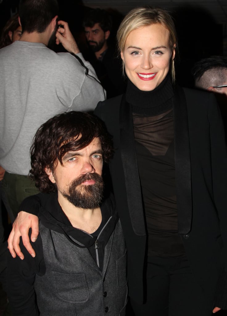 It was a moment made in TV heaven when Orange Is the New Black's Taylor Schilling linked up with Game of Thrones's Peter Dinklage at the opening event for their play, A Month in the Country, in NYC on Thursday.