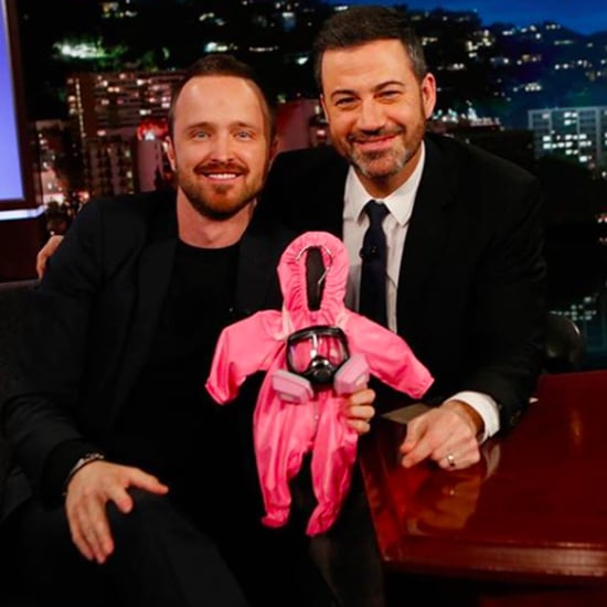 Jimmy Kimmel Gives Aaron Paul Baby Meth Suit