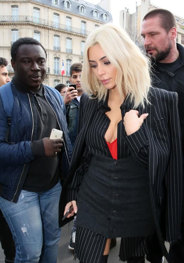 Blond Kim Kardashian