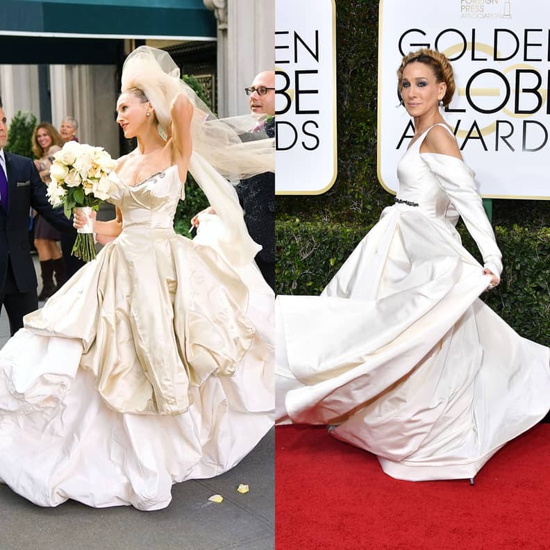Carrie bradshaw vera online wang wedding dress