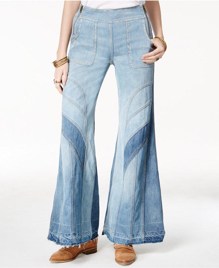Free People Tidal Wave Paneled Flared Jeans ($168)