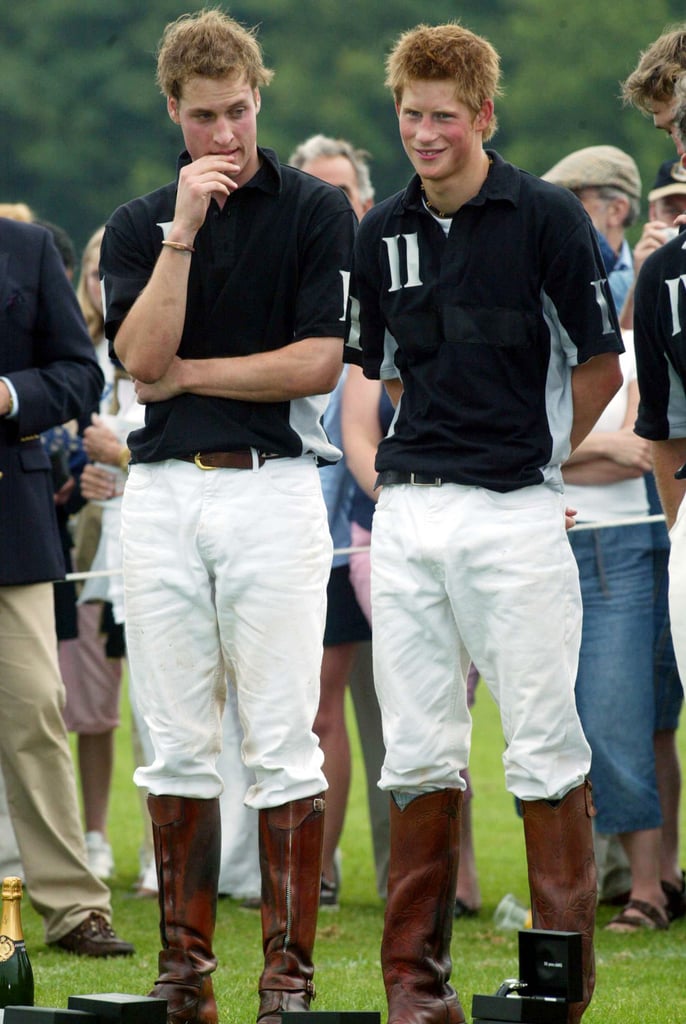 In June 2003, Will and Harry stood side by side at the Calcot Manor Hotel polo cup. In June 2003, Will and Harry stood side by side at the Calcot Manor Hotel polo cup.