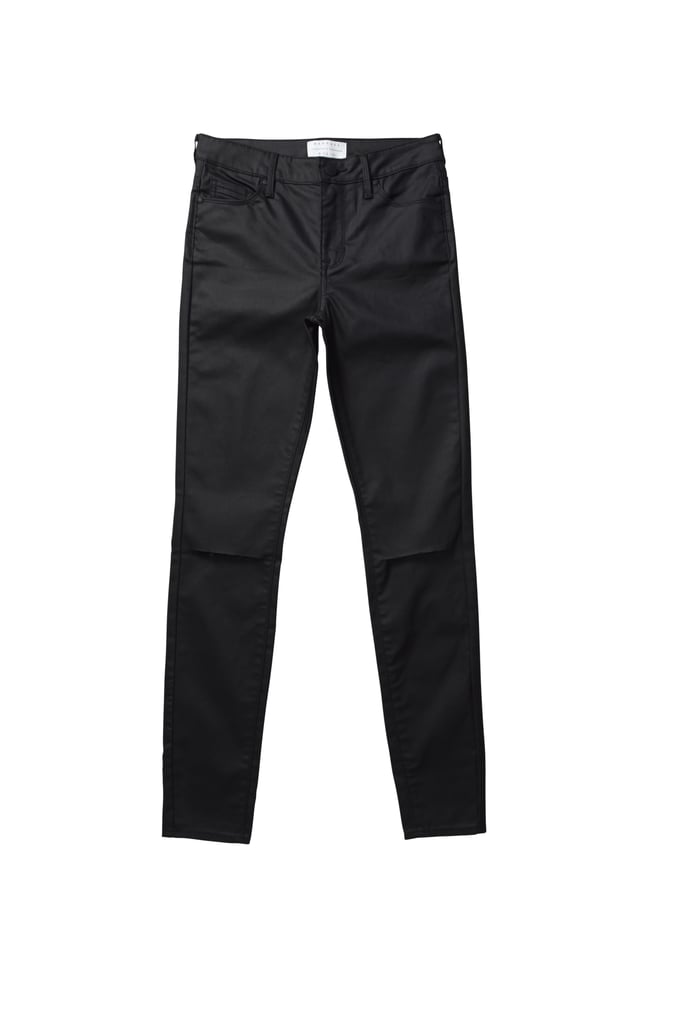 Kendall and Kylie x PacSun High Rise Slit Knee Wax Skinnies