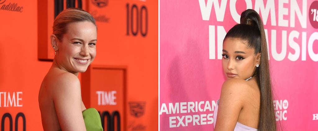 Brie Larson Singing Ariana Grande Video