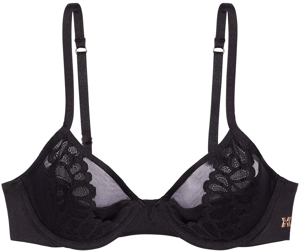 Savage X Fenty Savage Not Sorry Microfibre & Lace Half Cup Bra