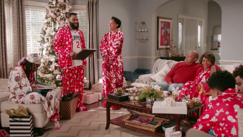 The Family's Christmas Pajamas and Dre's Jersey