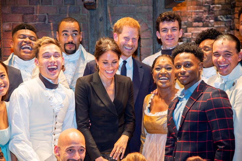 August: When Meghan and Harry Blessed the Cast of Hamilton With Their Presence
