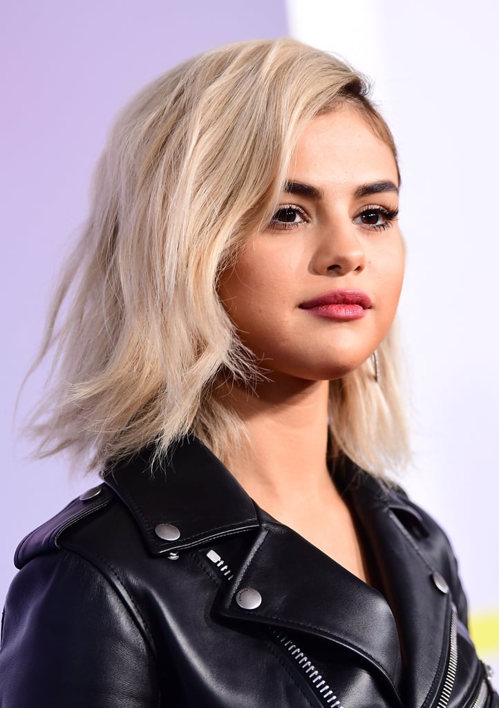 Selena Gomez With Blond Hair At American Music Awards 2017 Popsugar