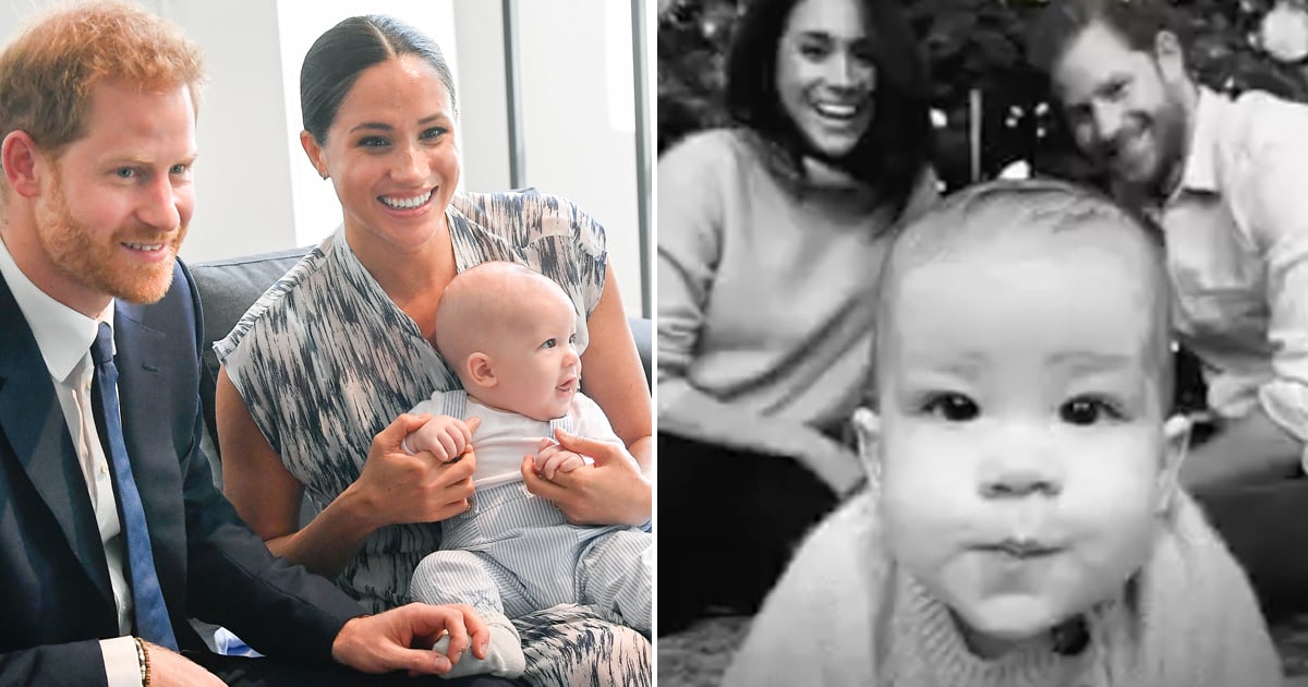 See Meghan Markle Prince Harry And Archie S Christmas Card Popsugar Celebrity