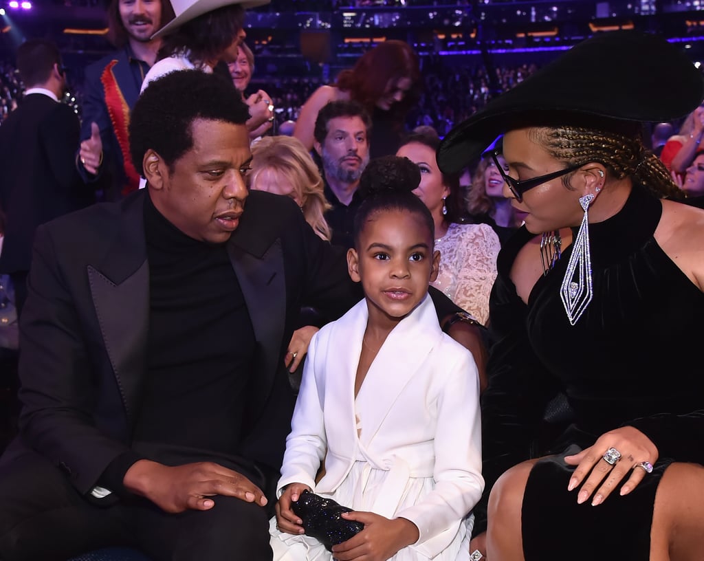 JAY-Z and Beyonce With Blue Ivy at the 2018 Grammys