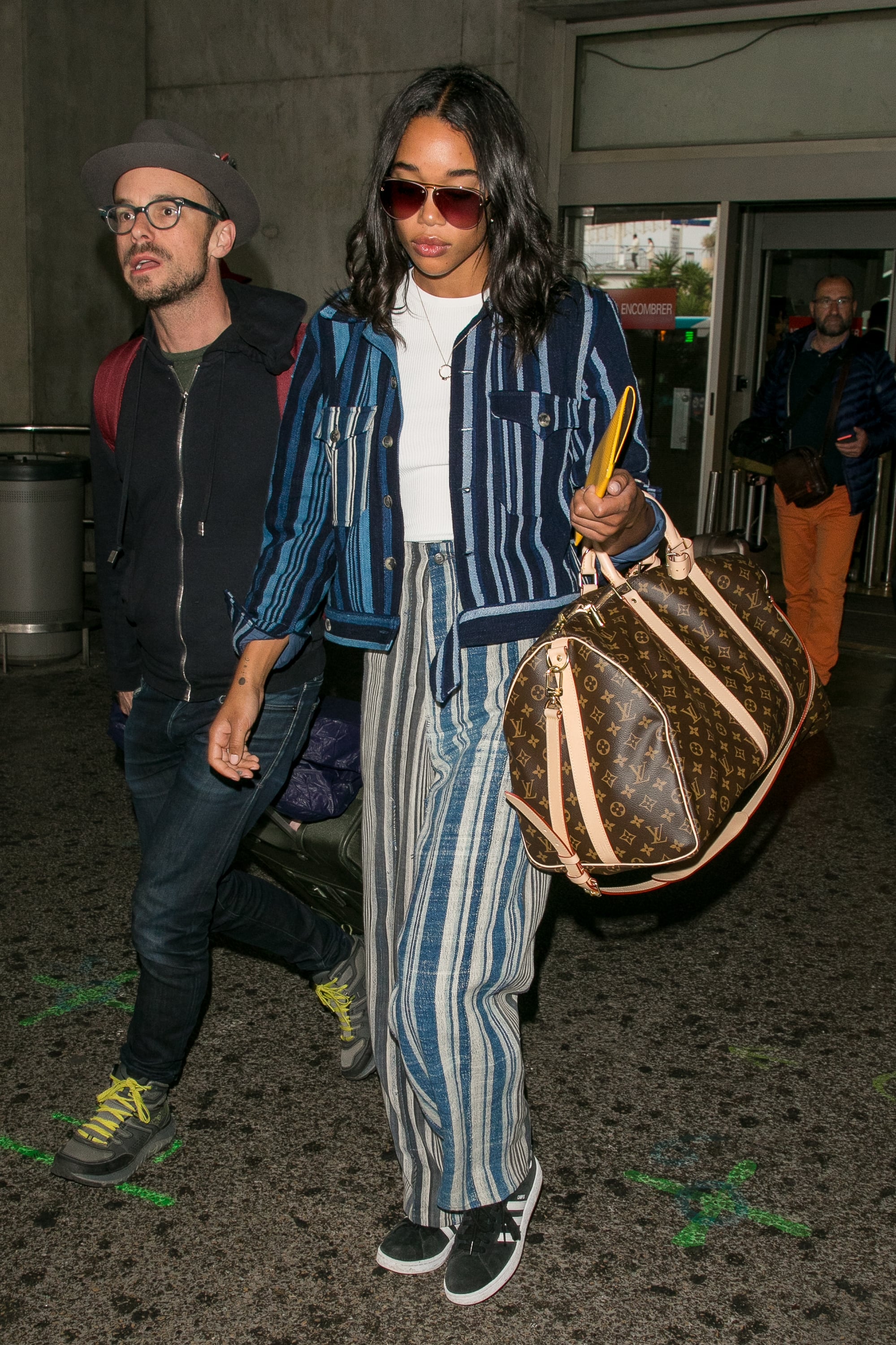 Sara Sampaio Closet — Arriving at Nice Airport