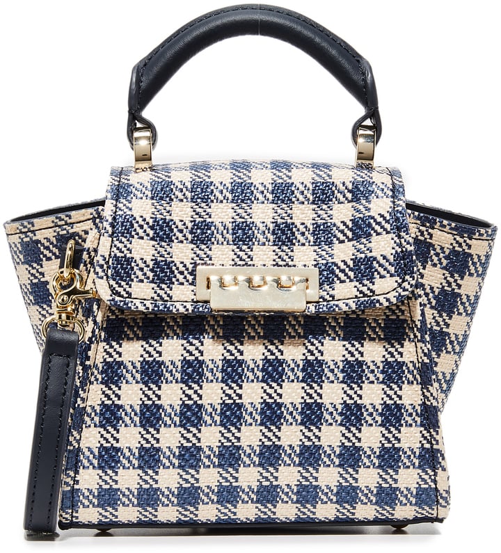 Get two times the Spring trends with this Zac Posen Eartha gingham straw mini bag ($295).