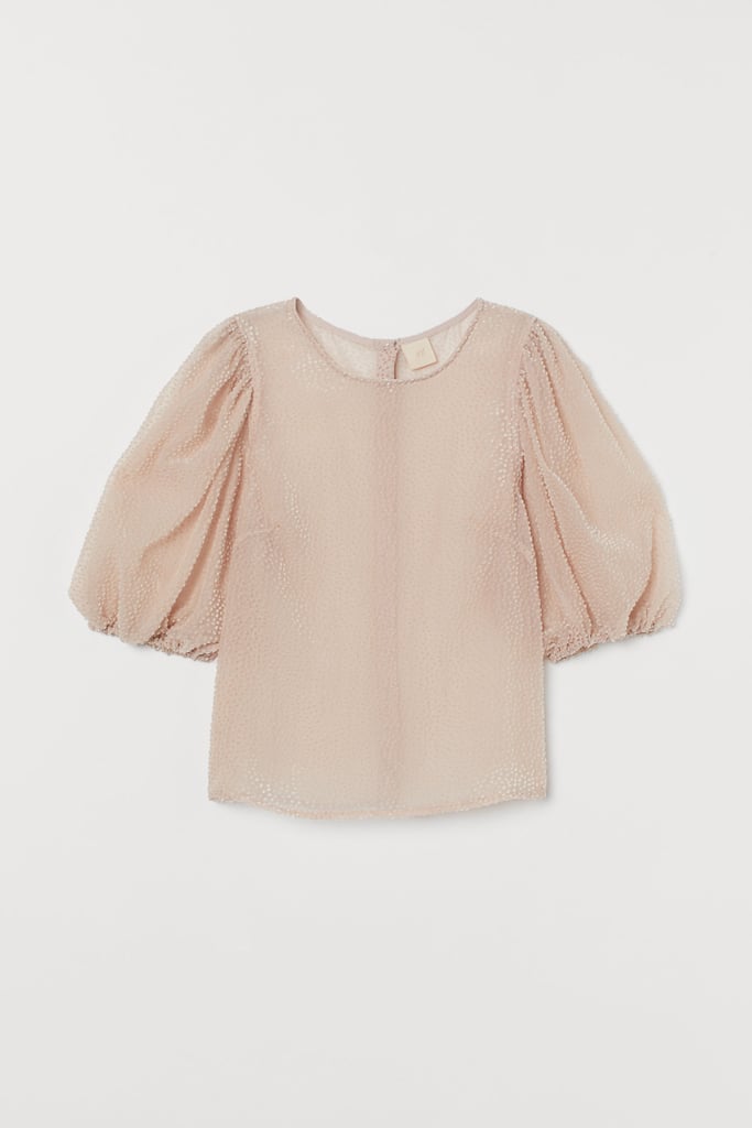 H&M Airy Balloon-Sleeved Blouse ($40).
