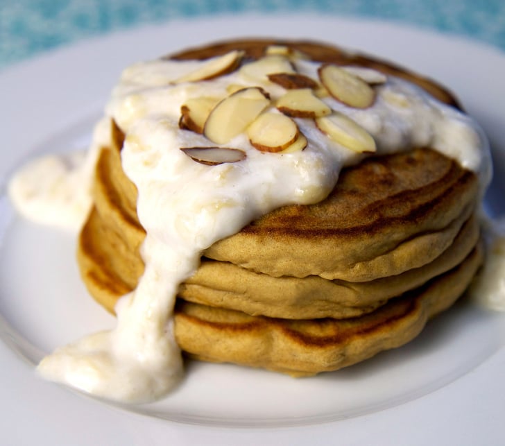 Almond Protein Pancakes Protein Powder Recipes POPSUGAR Fitness Photo 9
