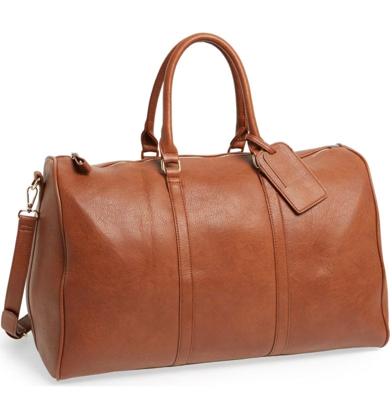 Sole Society Lacie Faux Leather Duffel Bag