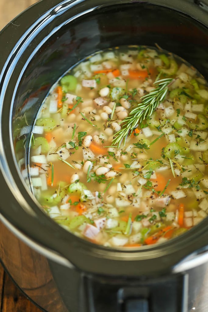 Slow-Cooker Ham and White Bean Soup