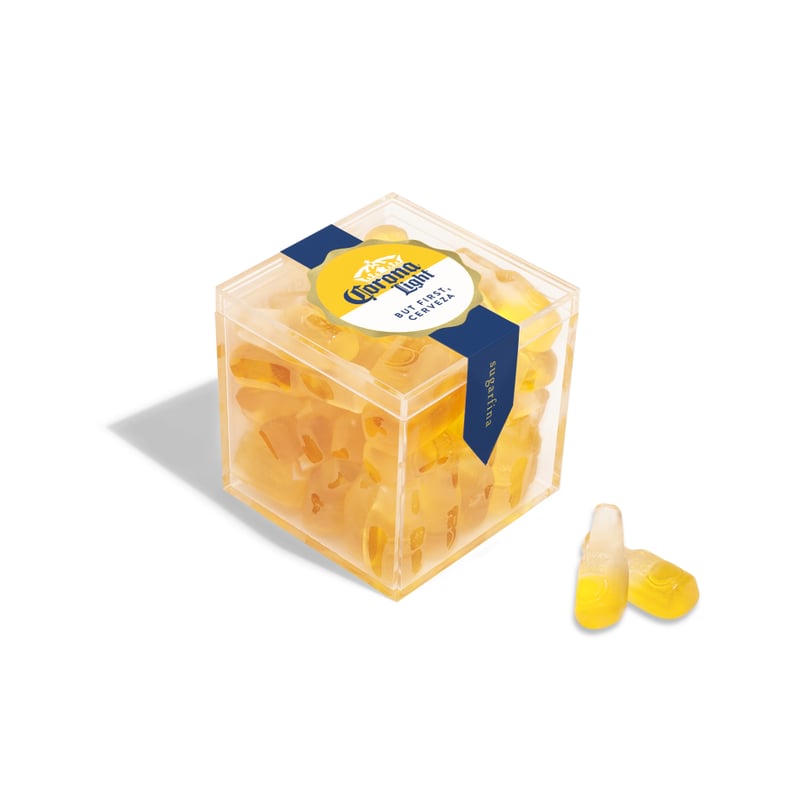 But First, Cerveza Small Candy Cube ($8)
