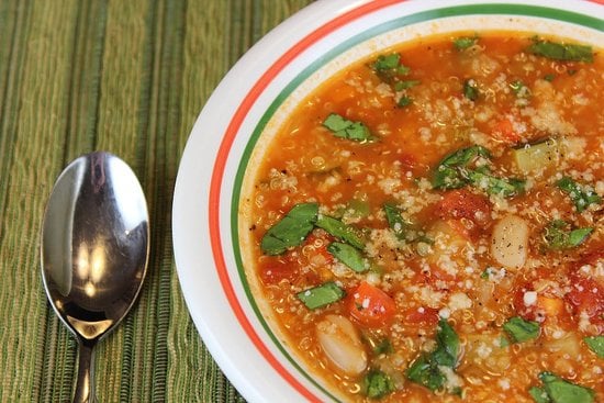 Quinoa Minestrone Soup | Healthy Winter Soup Recipes | POPSUGAR Fitness ...
