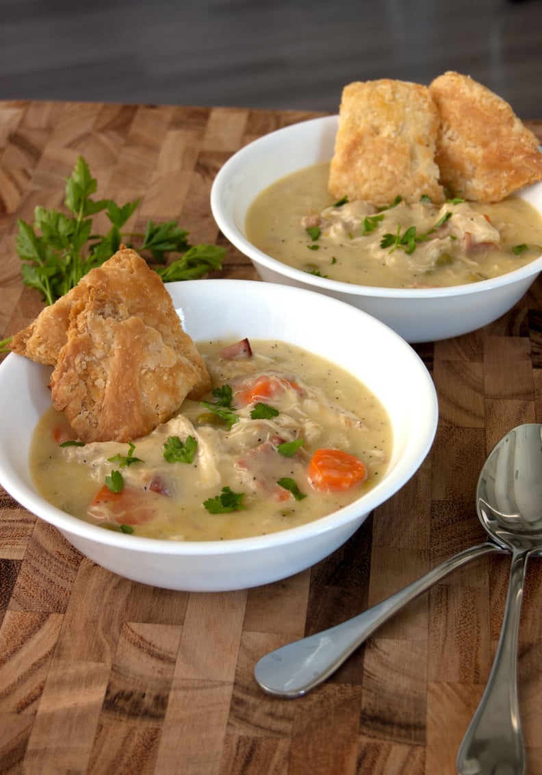 Chicken Stew With Biscuits (Deconstructed Chicken Pot Pie)