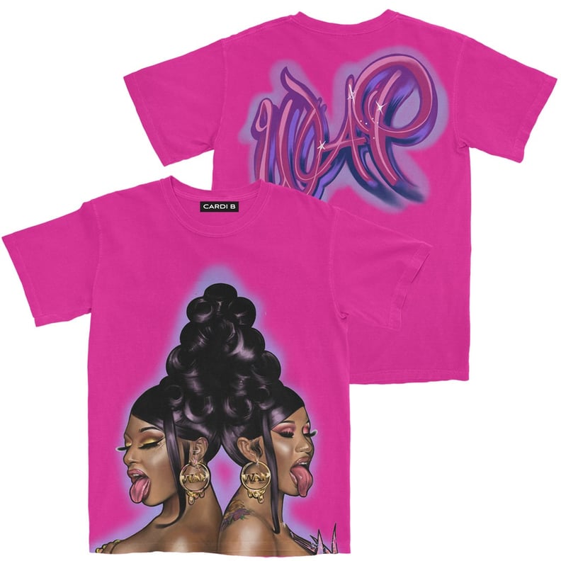 Cardi B WAP Air Brush T-Shirt (Pink)
