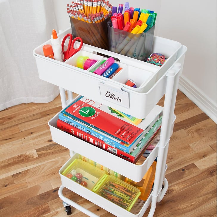 White 3Tier Rolling Cart Shop the Kids Products from Get Organised