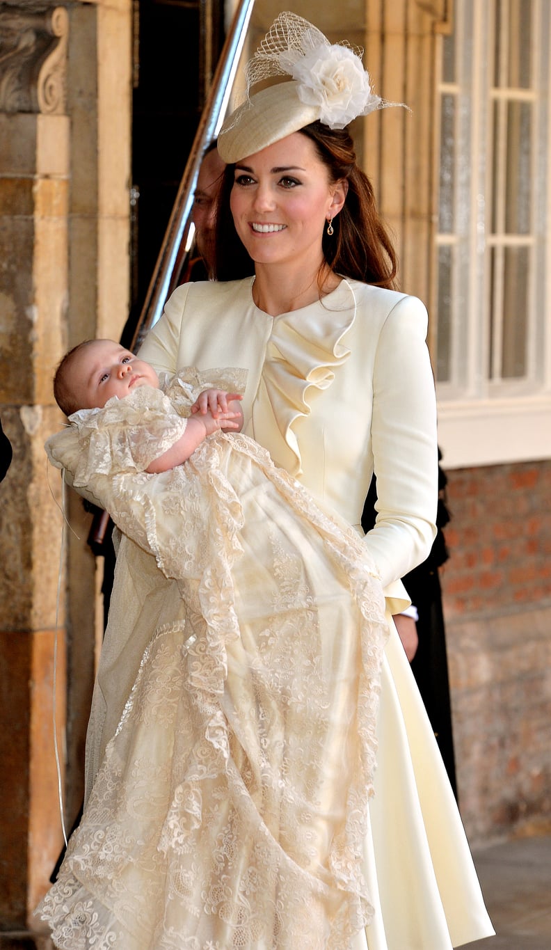 Kate Middleton With Prince George 2013