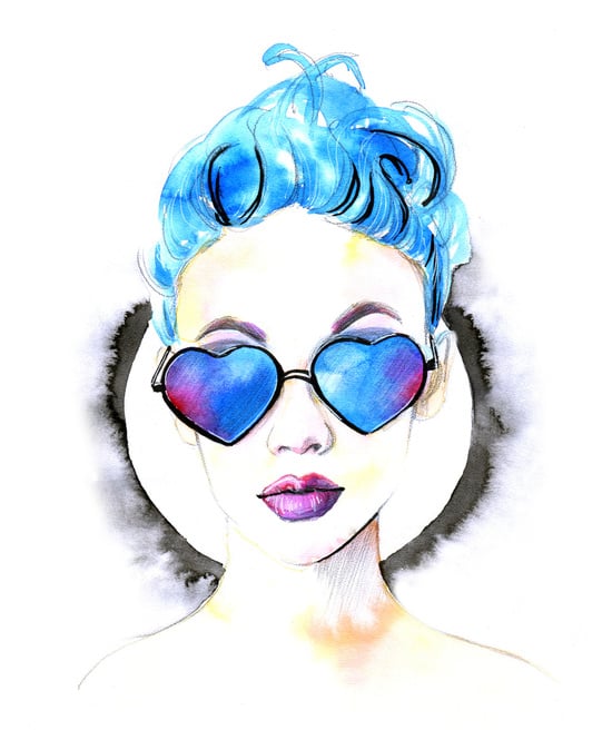 Hearts Art Print ($16)