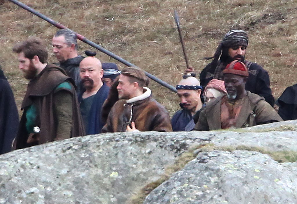 That's Djimon Hounsou on the right, along with an eclectic mix of actors.